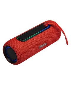 Портативная акустика Dialog Progressive AP-11, 12 Вт, FM, AUX, USB, Bluetooth, подсветка, красный (AP-11 Red)