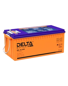 Аккумуляторная батарея 12 В AGM 200 Ач (GEL 12-200) Дельта