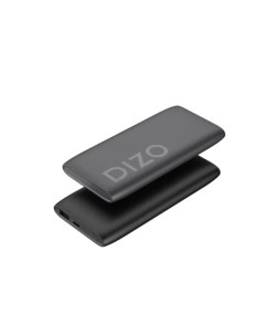 Внешний аккумулятор DP2281 10000 мАч USB 2 1 А LED индикатор защита серый Dizo