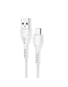 Дата кабель Hoco X37 Cool power charging data cable for Micro USB 1м Белый Daprivet