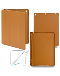 Чехол книжка для iPad 10 2 2019 2020 2021 Smart case Pencil Brown 2 Nobrand