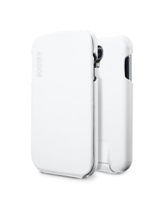 Чехол кожаный для Samsung Galaxy S4 Argos белый Sgp