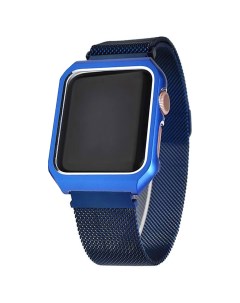 Ремешок для Apple Watch 42 mm Металл one body Milanese loop синий Awei