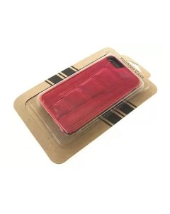 Чехол накладка кожаная для iPhone 6 4 7 красная Fashion case