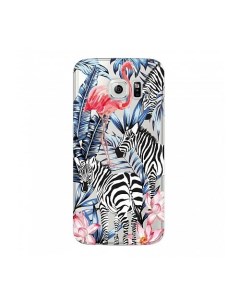 Накладка Art Case Jungle Зебры для Samsung Galaxy G925 S6 Edge защитная пленка Deppa