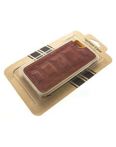 Чехол накладка кожаная для iPhone 6 4 7 коричневая Fashion case