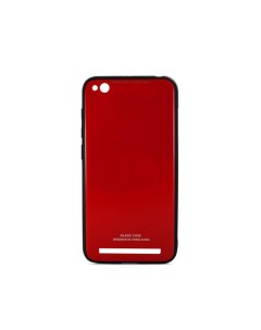 Накладка для Xiaomi Redmi 5A красный Glass case