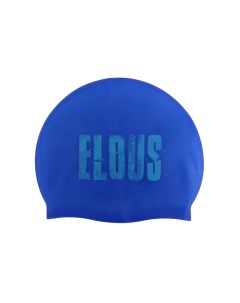 Шапочка для плавания Big Stamp силикон синий EL0011 Elous