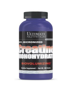 Креатин Моногидрат 100 Micronized Creatine Monohydrate 300 гр Ultimate nutrition