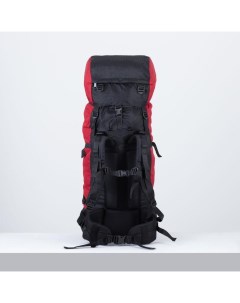 Рюкзак туристический Taif 90 л отдел на шнурке наружный карман 2 боковые сетки черный Nobrand