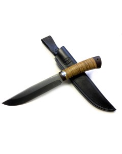 Нож Шашлычный средний 95х18 береста Златоуст