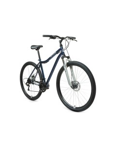 Велосипед MTB HT 29 2 0 Disc 2021 17 темно синий серебристый Altair