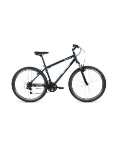 Велосипед V 21 скорость ростовка 17 тёмно синий серебристый 27 5 2022 Altair