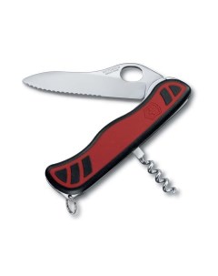 Нож перочинный Sentinel One Hand 111 мм 3 функции красный с чёрным Victorinox