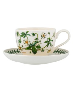 Чашка чайная с блюдцем Ботанический сад Лапчатка 280 мл Portmeirion