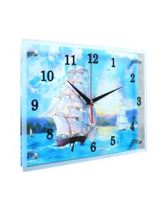 Часы настенные серия Море Корабли 25х35 см Сюжет