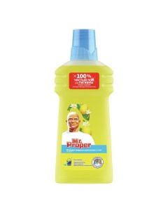 Средство для мытья полов Mr Proper Лимон 500 мл 3 шт Mr.proper