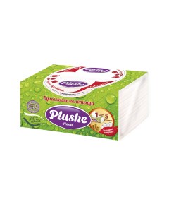 Полотенце home бумажное v вложение 1 слой 250 листов Plushe