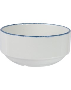 Чашка бульонная Блю дэппл 285мл 110х110х50мм фарфор белый синий Steelite