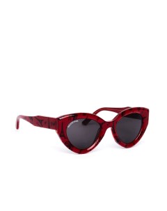 Красные очки с принтом Paris Balenciaga