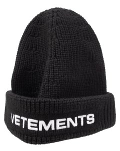 Шерстяная шапка с логотипом Vetements