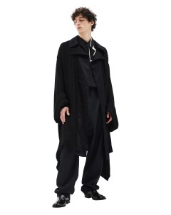 Пальто с объемными рукавами Yohji yamamoto