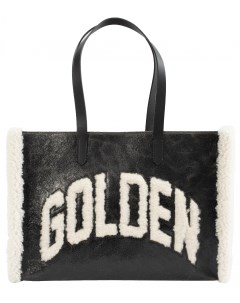 Черная сумка California с логотипом Golden goose deluxe brand