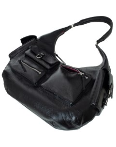 Кожаная сумка Hobo Large с карманами Blumarine