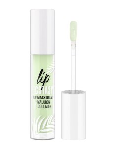 Luxvisage маска бальзам для губ lip ecstasy hyaluron collagen тон 603 mint 3 3г