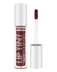 Тинт для губ с гиалуроновым комплексом luxvisage lip tint aqua gel hyaluron complex тон 05 wine red  Luxvisage