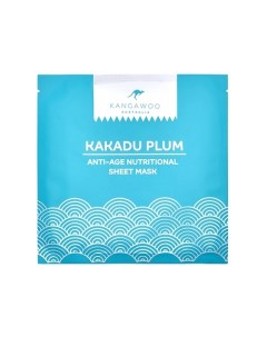 Тканевая антивозрастная питательная маска для лица KAKADU PLUM Kangawoo