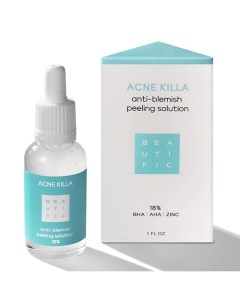 Пилинг для лица для лечения акне ACNE KILLA для жирной и комбинированной кожи Beautific