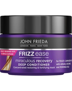 Интенсивная маска для ухода за непослушными волосами Frizz Ease MIRACULOUS RECOVERY John frieda