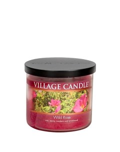 Ароматическая свеча Wild Rose чаша средняя Village candle