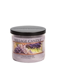 Ароматическая свеча French Lavender чаша средняя Village candle