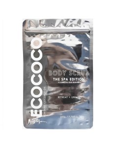 Скраб для тела с кокосом и эфирными маслами Ecococo