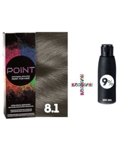 Крем краска для волос 8 1 и крем окислитель 9 Point