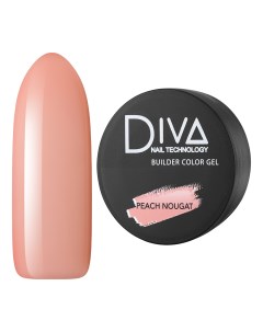 Трехфазный гель Builder Color Peach Nougat Diva nail technology