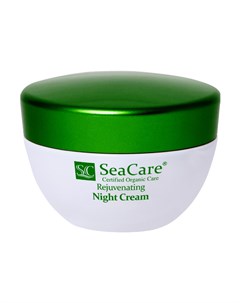Органический омолаживающий ночной крем для лица с гиалуроновой кислотой витамином Е и маслами 50 мл  Seacare