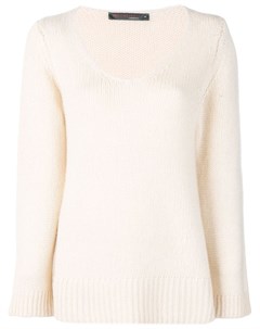 Incentive cashmere свитер с v образным вырезом нейтральные цвета Incentive! cashmere