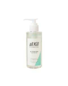 Очищающее масло пенка All Kill Cleansing Oil To Foam Fresh 155 мл Holika holika