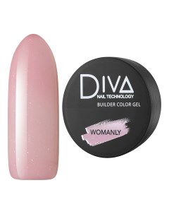 Трехфазный гель Builder Color Womanly Diva nail technology