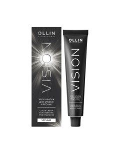 OLLIN Крем краска для бровей и ресниц Vision черный Ollin professional