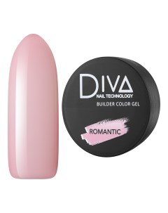 Трехфазный гель Builder Color Romantic Diva nail technology