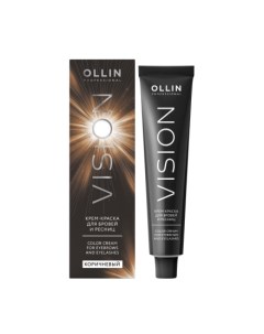 OLLIN Крем краска для бровей и ресниц Vision коричневый Ollin professional