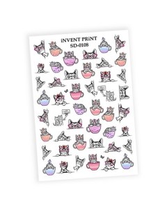 Слайдер дизайн Коты и кошки Котята SD 108 Invent print