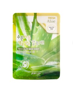 Маска для лица Fresh Aloe Mask Sheet 3w clinic