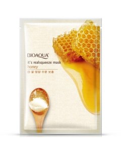 Набор Маска для лица It s Realsqueeze Honey 30 г 4 шт Bioaqua