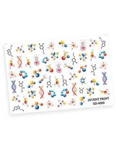 Набор Слайдер дизайн Молекулы SD 60 3 шт Invent print