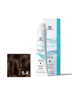 TNL Крем краска для волос Million Gloss 5 4 Tnl professional